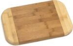 Lipper International Bamboo Wood Two-Tone Kitchen Cutting and Serving Board, Medium, 11-3/4" x 7-3/4" x 3/4" - Image 2