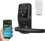 Lockly Secure Pro Smart Lock Wi-Fi, Keyless Entry Digital Keypad Door Lock, 3D Biometric Fingerprint Sensor Front Door Lock with Handle, Voice Control & Auto Lock - Latch Edition - Image 2
