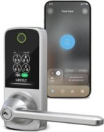 Lockly Smart Lock Secure Pro (2026 Latest Version),Fingerprint Door Lock, Keyless Entry, Built-in Wi-Fi Latch, PIN Genie Keypad (Silver) - Image 2