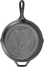 Lodge Cast Iron 10.25" Skillet with American Flag Design - Image 2