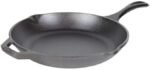 Lodge Chef Collection 10" Pre-Seasoned Cast Iron Skillet - Kitchen Essential for Frying & Searing - Image 2