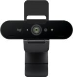 Logitech Brio 4K Webcam, Video Calling, Noise-Cancelling mic, HD Auto Light Correction, Wide Field of View, Windows Hello Works with Microsoft Teams, Zoom, Google Meet, PC/Mac/Laptop/MacBook/Tablet - Image 2