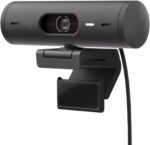 Logitech Brio 501 Full HD Webcam with Auto Light Correction, Show Mode, Noise Reduction Mics, Privacy Cover, Works with Microsoft Teams, Google Meet, Zoom, Nintendo Switch 2 New GameChat Mode - Black - Image 2