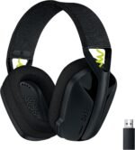 Logitech G435 Wireless Gaming Headset – Lightspeed + Bluetooth, Ultra-Light, Beamforming Mics, 40mm Drivers, Low-Latency, USB Receiver, Memory Foam Earcups, PC/PS5/PS4/Switch, Black, Bulk Packaging - Image 2