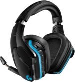 Logitech G935 Wireless DTS:X 7.1 Surround Sound LIGHTSYNC RGB PC Gaming Headset - Black/Blue - Image 2