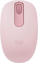 Logitech M196 Bluetooth Wireless Mouse, Compact and Portable Mouse for Laptops, Tablets and More, 12-Month Battery, Smooth Tracking, Compatible with PC and Mac, Windows and macOS - Rose - Image 2