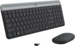 Logitech MK470 Slim Wireless Keyboard and Mouse Combo - Modern Compact Layout, Ultra Quiet, 2.4 GHz USB Receiver, Plug n' Play Connectivity, Compatible with Windows - Graphite - Image 2