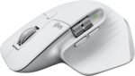 Logitech MX Master 3S for Mac - Wireless Bluetooth Mouse with Ultra-Fast Scrolling, Ergo, 8K DPI, Quiet Clicks, Track on Glass, Customization, USB-C, Apple, iPad - Pale Grey - Image 2