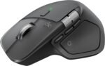 Logitech MX Master 4, Ergonomic Wireless Mouse with Advanced Performance Haptic Feedback, Ultra-Fast Scrolling, USB-C Charging, Bluetooth, Windows, MacOS - Graphite - Image 2