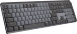 Logitech MX Mechanical Wireless Illuminated Performance Keyboard, Tactile Quiet Switches, Backlit Keys, Bluetooth, USB-C, macOS, Windows, Linux, iOS, Android, Metal (Renewed) - Image 2