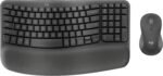 Logitech Wave Keys MK670 Combo, Wireless Ergonomic Keyboard with Signature M550 L Wireless Mouse, Comfortable Natural Typing, Bluetooth, Logi Bolt, for Multi-OS, Windows/Mac - Graphite - Image 2