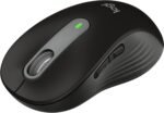 Logitech Wireless Mouse Signature M650 L Full Size - Large Hand Size, 2-Year Battery, Silent Clicks, Customizable Buttons, Bluetooth, PC/Mac/Chromebook - Black, Right-Handed - Image 2