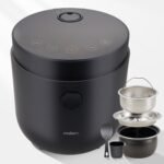 Low Carb Sugar Rice Cooker 2 Cups Uncooked and 4 Cups of Regular Cooking Small Carb Reducing Maker Rice and Grain Multi-Cooker with Stainless Steel and Nonstick Inner Pot - Image 2