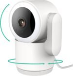 Luna 2K Indoor Cameras for Home Security, 2.4GHz & 5GHz WiFi, 360-Degree Pan-Tilt, Built-in Spotlight, Human Auto Tracking, Siren, Pet/Dog/Baby Camera with Phone app, White (2026 Upgrade Version) - Image 2
