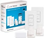 Lutron Caseta Original Smart Dimmer Switch Kit, 2 Dimmer Switches, 2 Wall Plates, 2 Remotes, 2 Pedestals, and Smart Hub, Works with Alexa, Apple Home, Google Home, 3Way, 150W, No Neutral, P-BDG-PKG2W - Image 2
