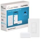 Lutron Caseta Original Smart Light Switch Kit w/ Wall Plate and Smart Hub, Compatible w/ Alexa, Apple Home, Google Home, Single-Pole/3 Way, 5 Amp, P-BDG-PKG1WS - Image 2
