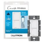 Lutron Caseta Original Smart Light Switch (Lutron Smart Hub Required), for Home, LED Lights, and Fans, 6 Amp, Single-Pole/3-Way, Neutral Required, PD-6ANS-WH, White - Image 2