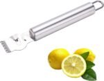 Lxnoap Lemon Zester Grater,Stainless Steel Orange Citru Kitchen Peeler Tool with Channel Knife - Image 2