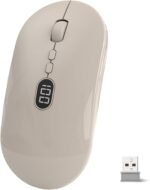 MAGIC-REFINER X1 Wireless Computer Mouse for Laptop with Battery Level Visible, 2.4G Portable Ultra Slim USB Mouse, Silent Click 1600 DPI for Windows/Mac/PC/Office - Image 2