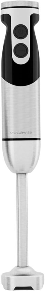 MEGAWISE new Hand Blender Series Only one Hand Blender,no attachments,12-Speed,Includes Powerful Blender Stick- Easy to Clean and Perfect for Smoothies, and More (black) - Image 2