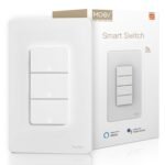 MOES Smart Triple Light Switches, 2.4GHz Wi-Fi 3 Gang Single Pole Switch, Netural Wire Required, Inteligente Switch Combo Compatible with Alexa Google Assistant, Remote Control - Image 2