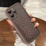 MOWIME Compatible with iPhone 15 Pro Max Case with Card Holder, Cheetah Print Shockproof Soft TPU Protective Cover Women Girls, Anti Scratch Wallet Case for iPhone 15 Pro Max 6.7 Inch, Brown - Image 2