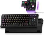 Macro Keyboard, Full-Key Programmable On-board Keypad, Stream Controller Deck Pad with Screen & Knob,Gasket Shortcut Mechanical KB for Gaming Streaming,Hot Swappable,RGB Backlight for PC Mac - Image 2