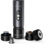 Maestri House 150W Espresso Maker with 2-3 Min Fast Self-Heating, Portable Travel Espresso Coffee Machine with Small Tea Cup Also Holder for NS Capsule & Ground Coffee for Car Camping, RV, Hiking - Image 2