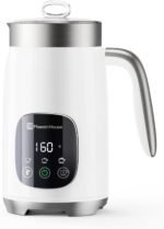 Maestri House Milk Frother, Variable Temp and Froth Thickness DualFro 400 Milk Frother and Steamer, 14.1OZ/400ML Smart Touch Control Foam Maker, Memory Function for Latte, Warm Milk, Hot Chocolate - Image 2