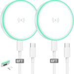 MagSafe Charger 2Pack 15W Magnetic Wireless Charger Fast Charging Pad with 6FT USB C to USB C Cable Compatible with iPhone 17/16/15/14/13/12 Series & AirPods 4/3/2/Pro | Strong Magnet Technology - Image 2