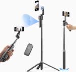 Magnetic Auto Face Tracking Tripod, 70.9” Magsafe Phone Tripod with 360°Rotation 5-Gesture Control, Wireless Remote, Magnetic Mount, Ideal for Vlogging, Live Streaming, Travel and Content Creation - Image 2