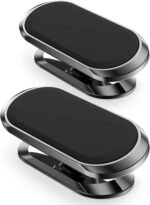 Magnetic Phone Holder for Car[2 Pack],Phone Holders for Your car [Upgrade Magnet] -360 Rotation,Car Magnet Phone Mount Compatible with All Cell Phone - Image 2