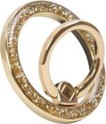 Magnetic Phone Ring for MagSafe Grip [Super Magnet] Gold Twinkle Design Ring Holder Stand, magsafe pop Socket, Mag Safe Accessory for iPhone 16/15/14/13 Pro Max Plus, Gold - Image 2