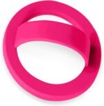 Magnetic Silicone Ring Grip Phone Holder, Loop Grip Phone Holder,Magnetic Phone Loop,Magsafe Phone Grip,Compatible with Magsafe for iPhone 16/15/14/13/12 Series (Pink) - Image 2