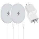 Magnetic Wireless Charger Fast Apple Mag-Safe Charger for iPhone 16 Pro Max/16 Pro/iPhone 15Pro Max/15 Plus/14/13/12/AirPods 3/2/Pro/Pro 2 Magnet Charging Pad Mag Safe Chargerwith Dual Charging Ports - Image 2