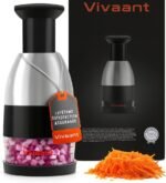 Manual Hand Chopper - Versatile Food Dicer, Vegetable slicer and Onion Chopper, Handy Nut Chopper, Garlic Mincer and Onion cutter, Tomato - Efficient and Quick Kitchen Aid - Image 2