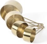 Martha Stewart Richburn 4-Piece Gold Stainless Steel Measuring Cup Set – Durable and Stylish Kitchen Measuring Tools for Baking and Cooking - Image 2