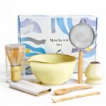 Matcha Whisk Set (7 pcs), Japanese Matcha Kit with Ceramic Bowl, Bamboo Chasen Whisk, Scoop, Sifter & Holder | Complete Starter Set for Beginners | Mother‘s Day, Father’s Day, Housewarming Gift - Image 2