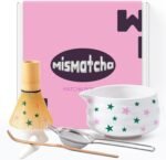 Matcha Whisk Set with Stars - 6 Piece Ceramic Matcha Set with a Bowl, Whisk, Stand, Spoon and Sifter - Designed in the UK - Gift Set - Image 2
