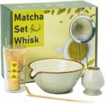 Matcha Whisk Set,Matcha Set,Matcha Kit,Matcha Bowl with Spout,Scoop,Sifter,Bamboo Whisk,Chasen Holder,Unique Gifts for Women Mom her Grifend,Gifts for Christmas, Birthday - Image 2