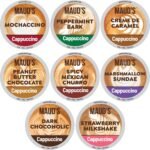 Maud's Cappuccino Coffee Pods Variety Pack, 56 ct, 8 Assorted Flavors, Recyclable Single Serve Pods – Compatible with Keurig K Cups Maker - Image 2