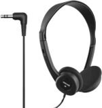Maxell - 190319 Stereo Headphones - 3.5mm Cord with 6-Foot Length - Soft Padded Ear Cushions, Adjustable Headband for Comfort - Sleek, Lightweight, Wired for Reliable Connection – Black - Image 2