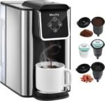 Mecity Coffee Maker 3 in 1 Single Serve Coffee Machine, Compatible with K cup Capsules, Instant Coffee Pot, Tea maker, 6,8,10 Oz Cup, Removable 50 Oz Water Reservoir, 120V 1150W - Image 2