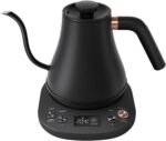 Mecity Electric Kettle Gooseneck Pour Over Kettle ±1℉ Temperature Control Quick Heating Water Boiler for Coffee & Tea & Formula Auto Shut Off Tea Kettle 1200 Watt, 0.8L, Matt Black, Barista Edition - Image 2