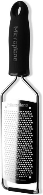 Microplane Gourmet Series Hard Cheese Grater (Fine, Black) - Image 2