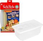 Microwave Spaghetti Cooker -The Original Fasta Pasta Family Size- Quickly Cooks up to 8 Servings- No Mess, Sticking, or Waiting for Water to Boil- Perfect Al Dente Pasta Every Time - Image 2