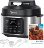 Midea WideMax 12-in-1 Electric Pressure Cooker, 6.5 Quart, 12 Presets, Multi-Functional Programmable Slow Cooker, Rice Cooker, Steamer, Sauté Pan, Cake, Yogurt, Warmer and More - Image 2