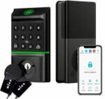 Miko i7 App & WiFi Smart Lock for Front Door - Fingerprint Keyless Entry Door Lock Deadbolt with Key Fob, Keypad, Auto Lock and Doorbell for Front Door, Waterproof & Easy Installation, Black - Image 2