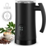 Milk Frother and Steamer,4-in-1 Electric Milk Frother for Latte Cappuccino Hot Chocolate，11.8oz/350ml Automatic Hot & Cold Foam Maker and Milk Warmer for Dairy - Image 2