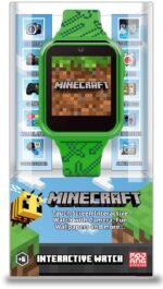 Minecraft Kids Smart Watch – Touchscreen Interactive Watch with 10 Customizable Clock Faces, Built-in Camera, Video Recorder, Alarm, Calculator, Games & Pedometer – Fits Wrists 5.5" to 8" - Image 2